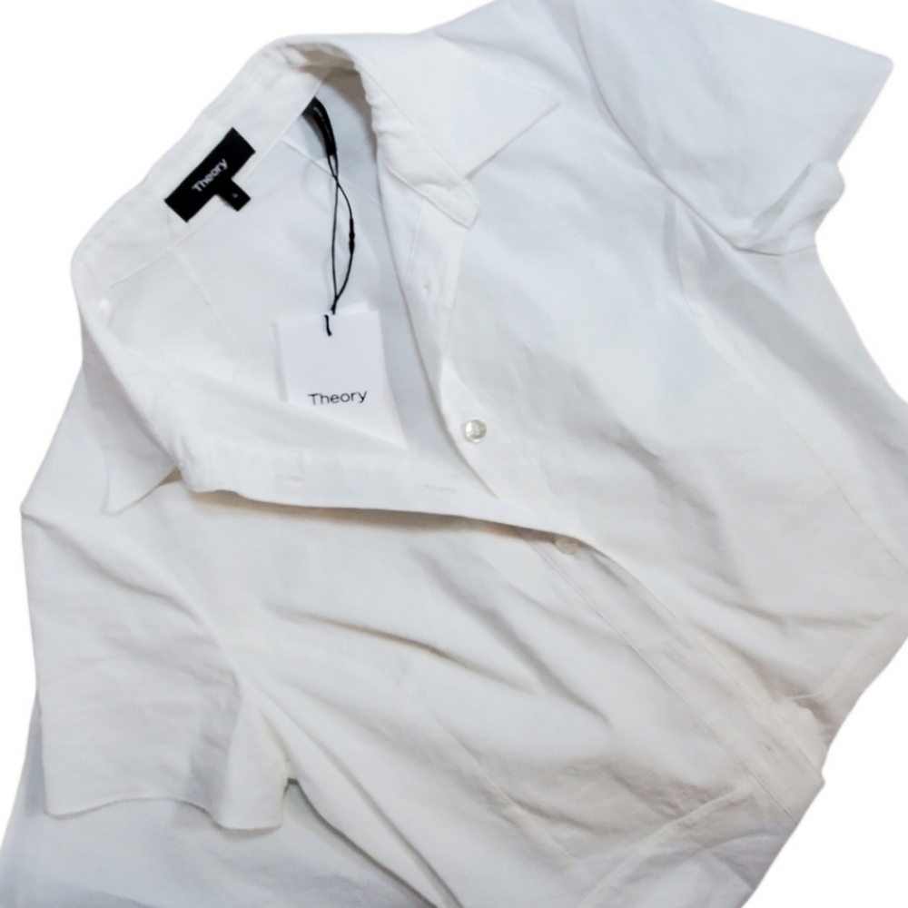 Theory sz 6 Kalingston Linen dress NWT